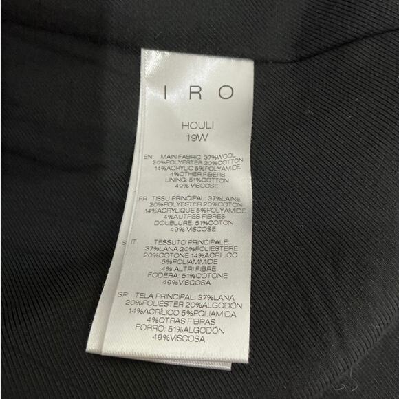 IRO Houli Plaid Tweed Blazer Jacket Brown FR 36 US 4 Oversized Wool Check - Picture 12 of 13